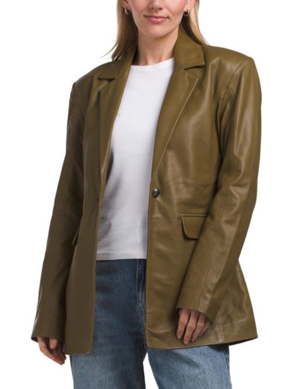 BOD & CHRISTENSEN Leather Martina Blazer